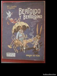 Libri antichi: Bertoldo y Bertoldino. Cuentos de colores